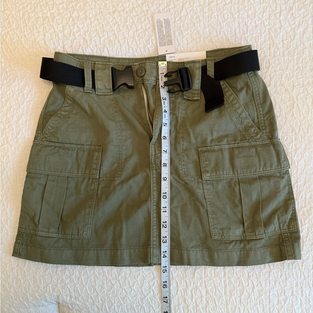 NWT American Eagle Hi-Rise A-Line Utility Skirt - Size 2 - Picture 7 of 10
